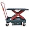 Pake Handling Tools DC Power Hydraulic Scissor Cart, 2200 Lb. Cap., 40'' x 20'', 18.9''-37.4'' Height PAKLT-ES100 - alternate 1